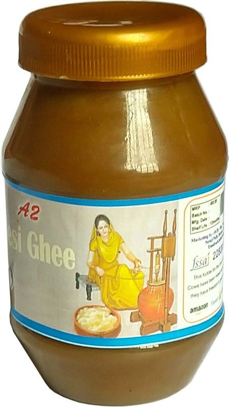 OCB A2 Desi Ghee A2 Pure Cultured Vedic Desi Cow Ghee Organic Unsalted Butter Ghee 250 g Plastic Bottle