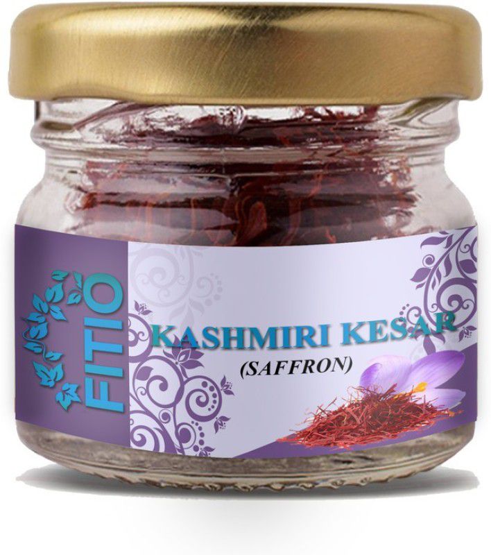 FITIO Nutrition Natural, Pure and Organic Finest, Grade Kashmiri Kesar / Saffron 1g  (1 g)