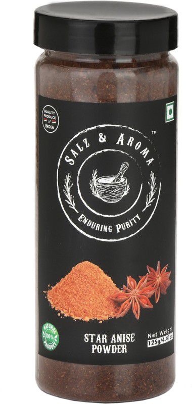 Salz & Aroma Star Anise Powder/Chakri Phool Powder 125 Gram  (125 g)