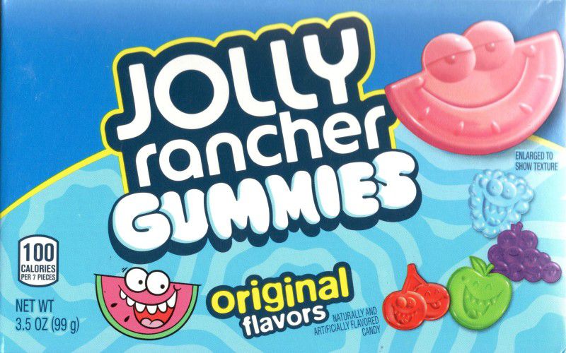 HERSHEY'S JOLLY RANCHER GUMMIES ORIGINAL FLAVORS BOX IMPORTED MADE IN USA ORIGINAL Jelly Beans  (99 g)