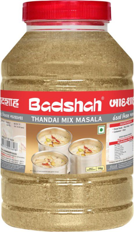 Badshah Natural Thandai Masala Powder | No Added Preservative| Perfect Summer Drink  (1 kg)