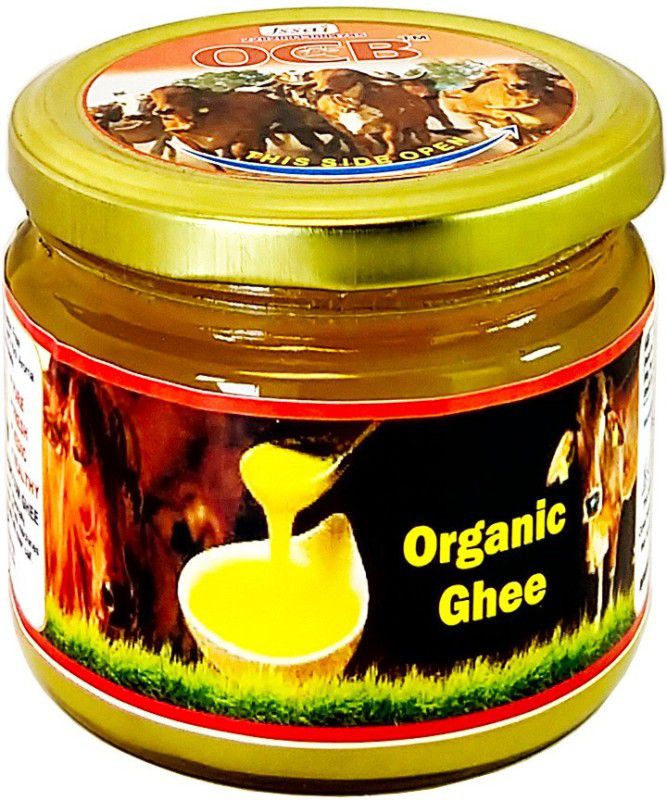 OCB Organic Ghee A2 Desi(Helps Reduces Joint Pain and Improves Heart Functioning) Ghee 250 g Glass Bottle