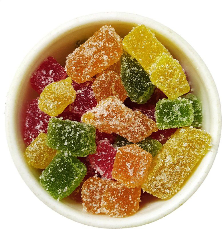 FOODCAN Jelly Candies | Sugar Coated Jelly Candy (Fruits Flavored Chewy Candy) (400 Grams) Fruity Jelly Candy  (400 g)