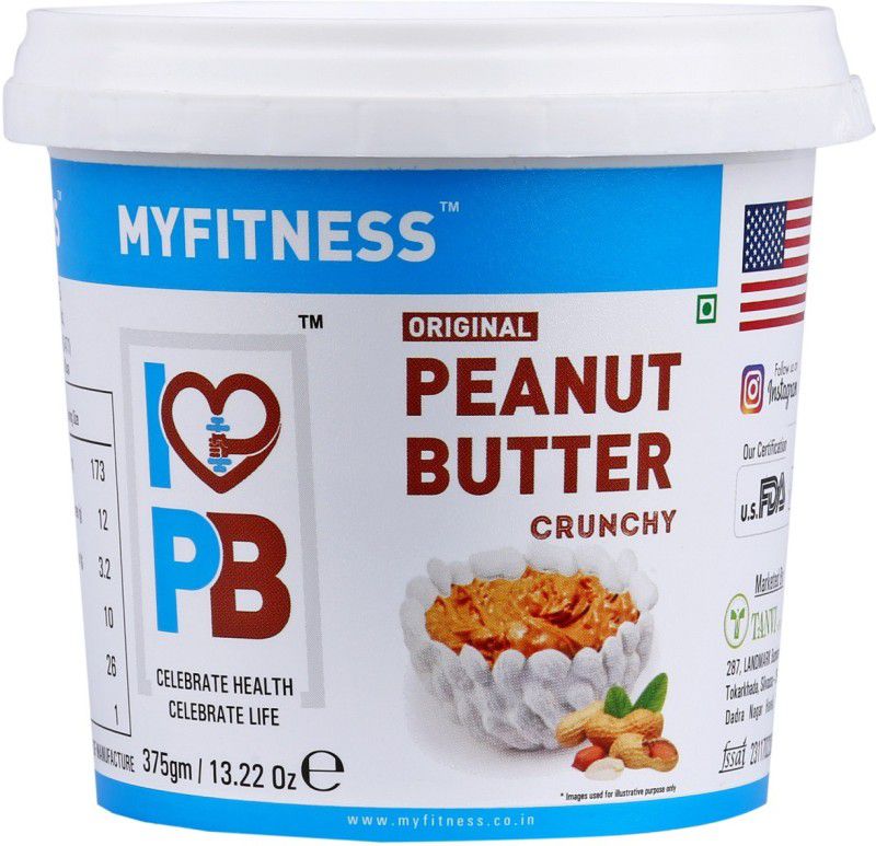 MYFITNESS Crunchy Peanut Butter 375 g