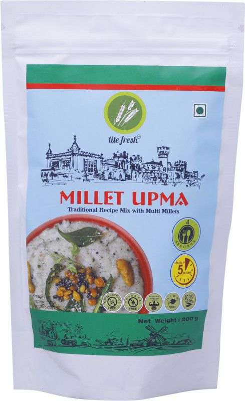 Lite Fresh Ready To Cook Millet Upma Mix 200 g