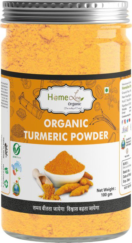 Homeline Organic Turmeric Powder 100g (Pack of 3)  (3 x 100 g)