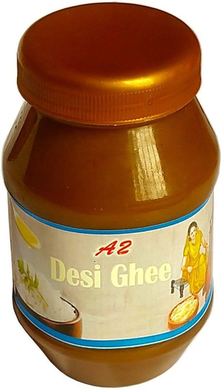 OCB A2 Desi Ghee (Made By Desi Cow Milk) Vedic Bilona Method (Home & hand Made) Cow Best Ghee 250 g Plastic Bottle