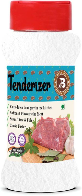 Brew Lab Veg & Gluten Free Tenderizer Powder for Softening Meat, Koftas | BBQ Rub-100g  (100 g)