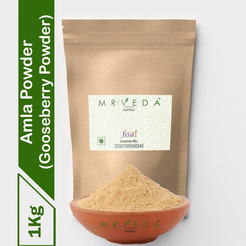 MR VEDA Amla Powder 100% Organic & Natural Indian Amla Powder | Indian Gooseberry Powder | Amla Powder  (1 kg)