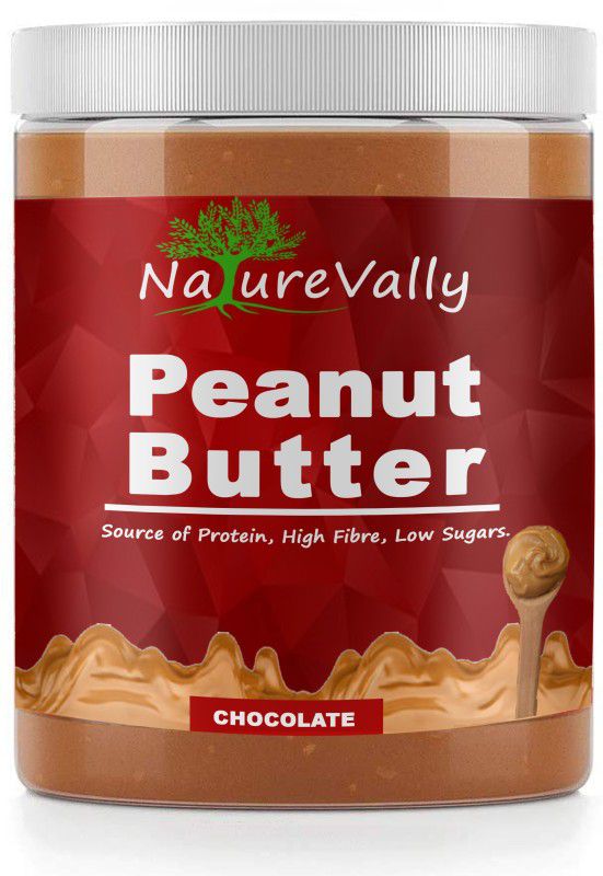 NatureVally Chocolate Peanut Butter 450g | Non GMO Peanut Butter| Rich in Protein Ultra 450 g