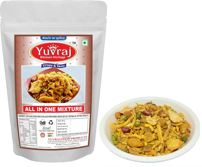 Yuvraj Food Product All in one mixture snacks Hand made Crispy Biknaeri Namkeen 1 kg pack  (1000 g)