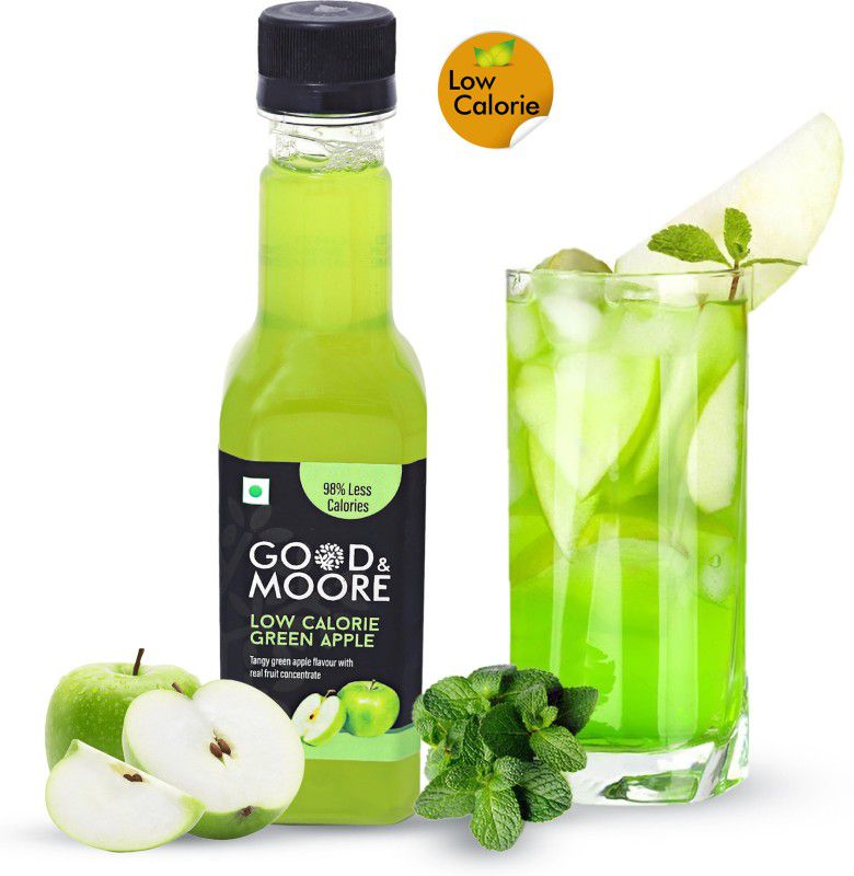 good+moore Cocktail, Mocktail, Sodas and more Low calorie Green Apple  (250 ml, Pack of 1)