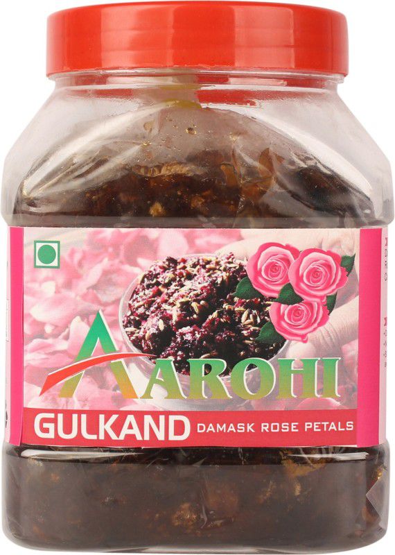 aarohi Premium Quality Gulkand with Kesar Prepared Using Damask Rose (1kg)_Shopsy 1 kg