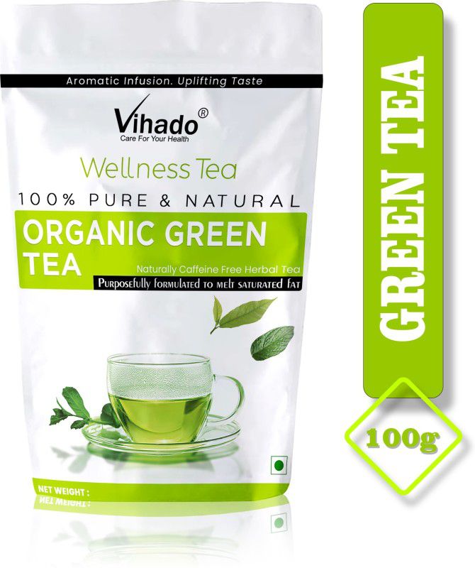 Vihado Best Quality Green Tea - 100g Green Tea Pouch  (100 g)