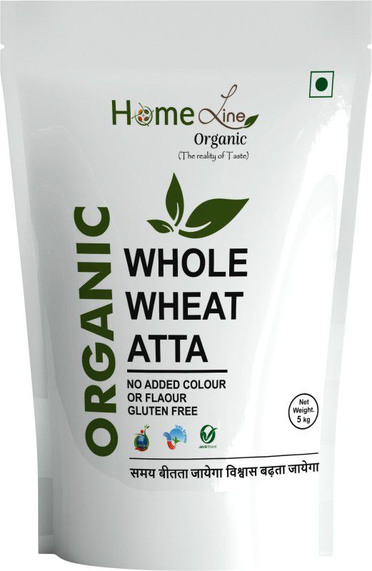 Homeline Organic Whole Wheat Aata_5kg  (5 kg)