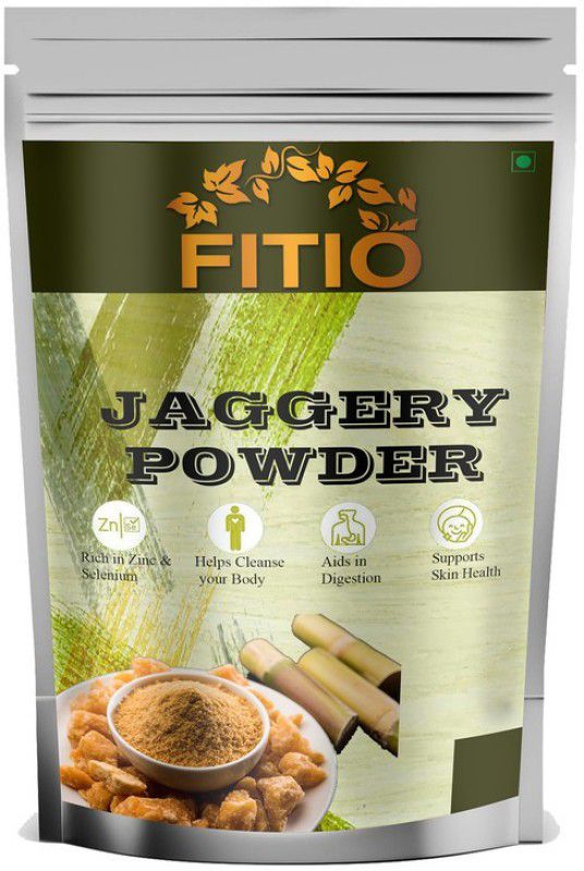FITIO Natural Jaggery Gur Powder , Premium quality Raw Sugarcane Powder Powder Jaggery (C89) Ultra Powder Jaggery  (400 g)