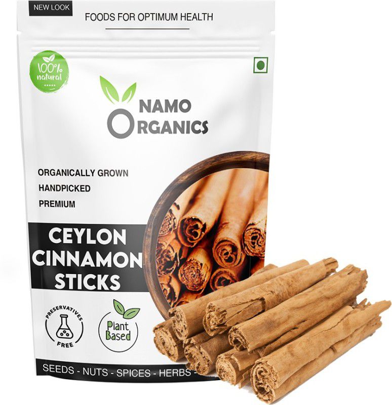 Namo organics True Srilankan Ceylon 100GM Cinnamon Sticks Quills Dalchini Patta  (100 g)