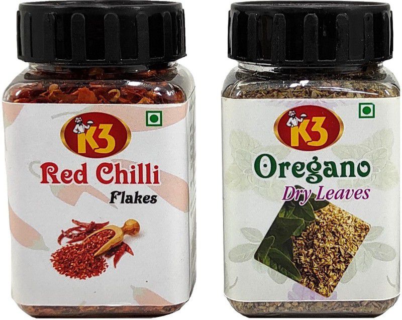 K3 Masala Oregano (50g),Red Chilli/Perprica (50g) (Pack of 2)  (100 g)