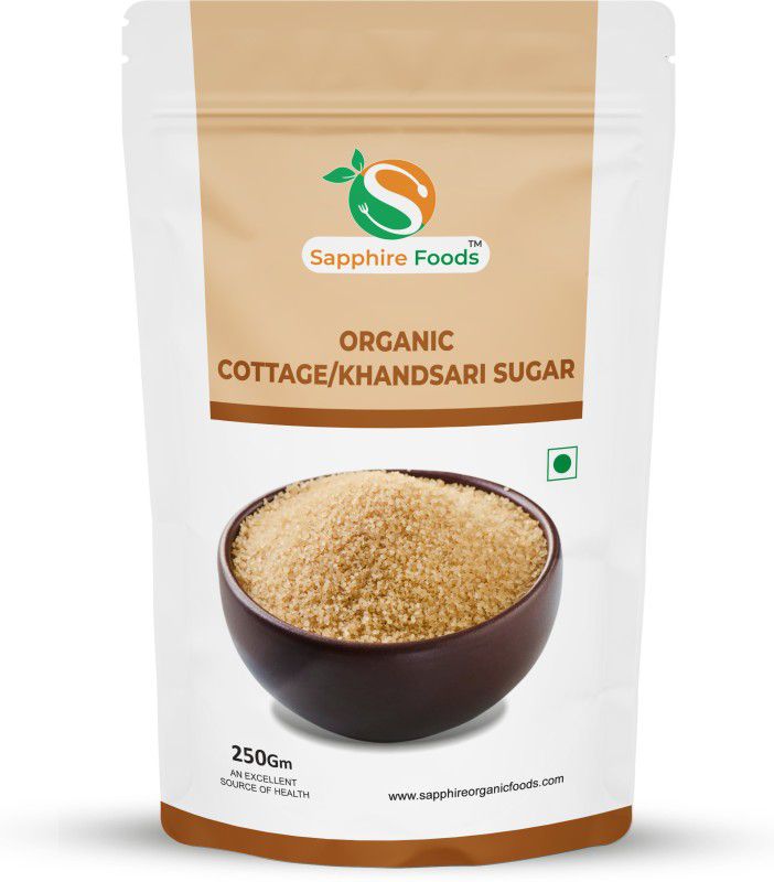 Sapphire Foods Organic Cottage / Khandsari Shakkar / Chini Sugar  (250 g)