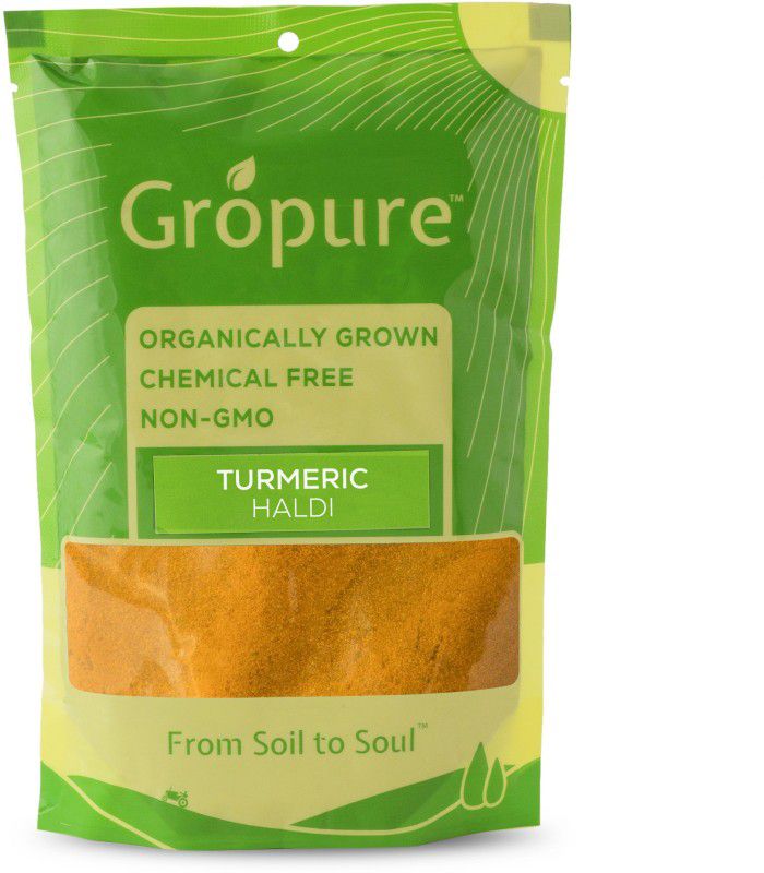 Gropure Organic Turmeric (Haldi), 200g  (200 g)