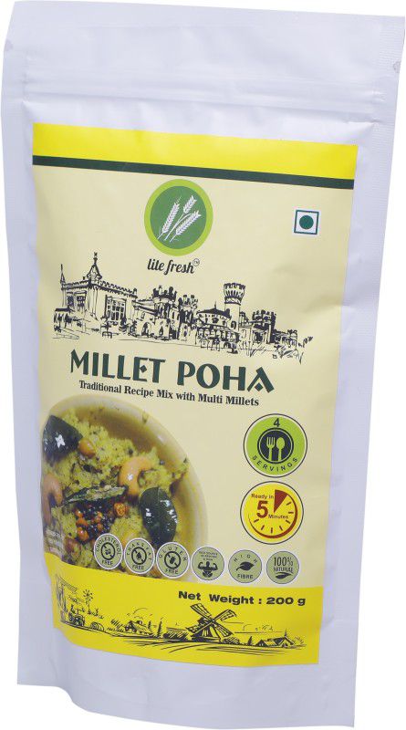 Lite Fresh Ready to Cook Millet Poha Mix 200 g