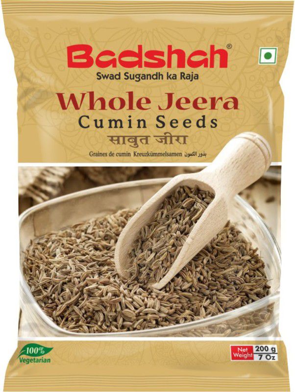 BADSHAH Whole Fresh Natural Sabut Jeera | Whole Jeera | Cumin Seeds  (200 g)