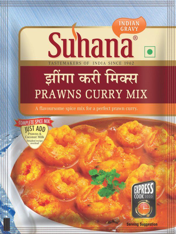 SUHANA Prawn Curry Spice Mix 50G x 12 Pouch  (12 x 50 g)