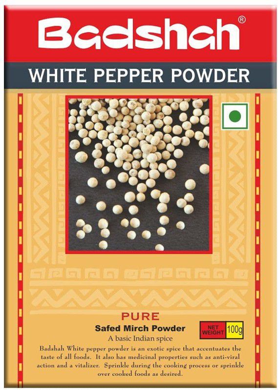 Badshah White Pepper Powder | Safed Mirch Powder |  (100 g)