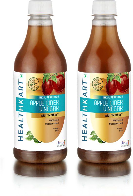 HEALTHKART Apple Cider Vinegar (Pack of 2) Vinegar  (2 x 250 ml)
