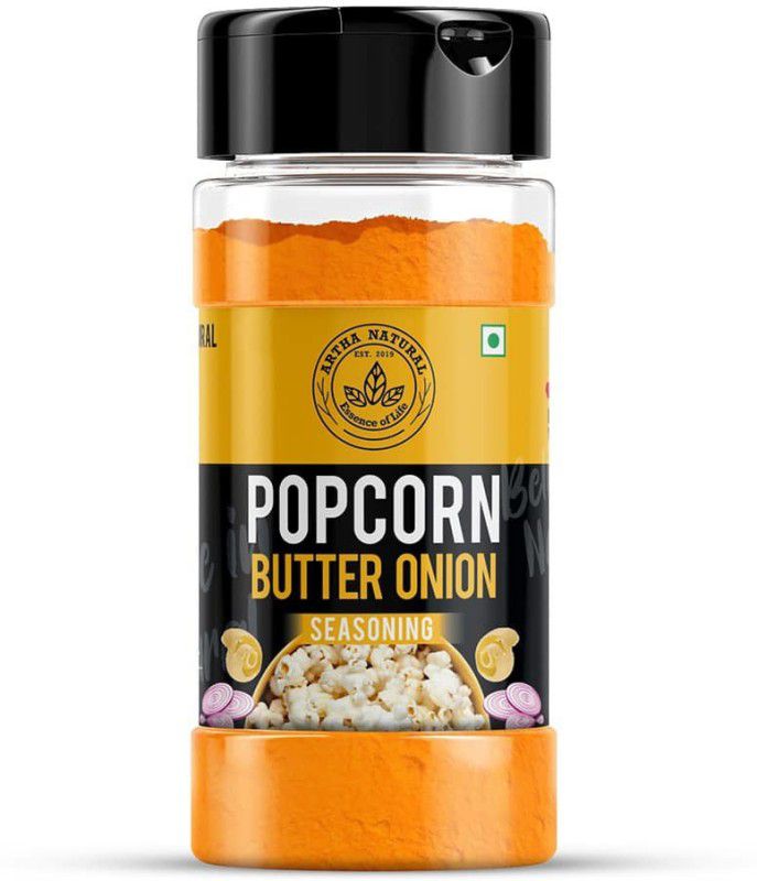 ARTHA NATURAL Butter Onion Popcorn Seasoning, Shaker Jar Perfect for Pop-Corn - 100gm [Tasteful Butter Onion Seasoning]  (100 g)