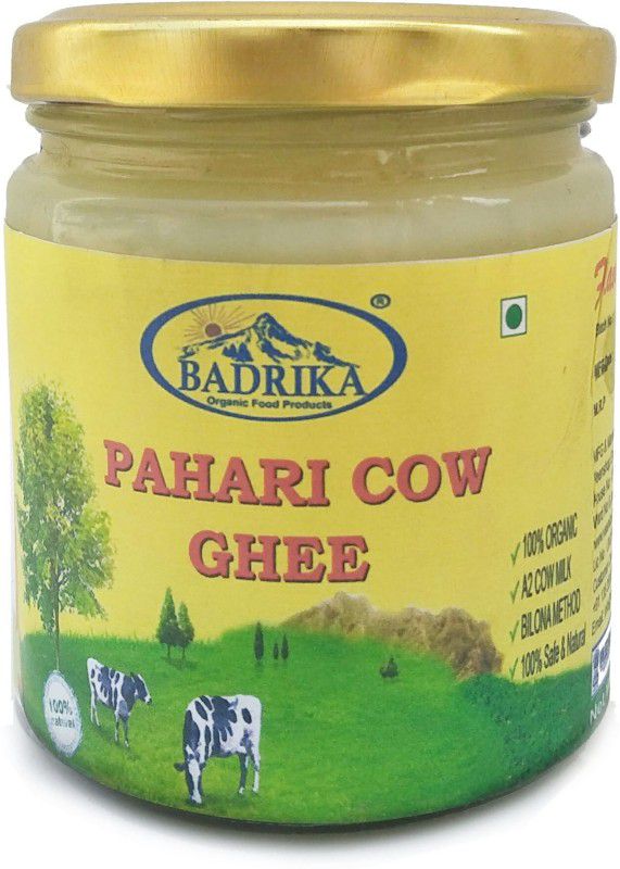 Badrika Organic Pahari Cow Milk Ghee | Tradition Bellona Method 250 g Glass Bottle