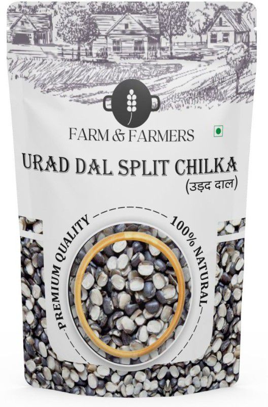 Farm & Farmers Organic Black Urad Dal (Split)  (250 g)