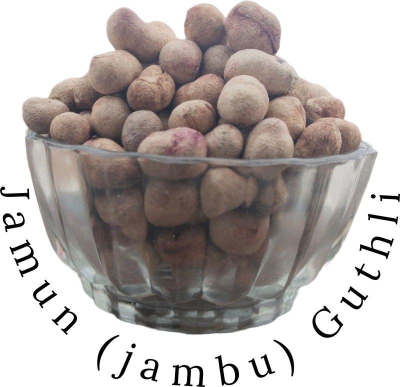 SS520 product Dry Jamun Guthli 100g. Eugenia Jambolana Organic Jamun Seeds Jambu Beej  (100 g)