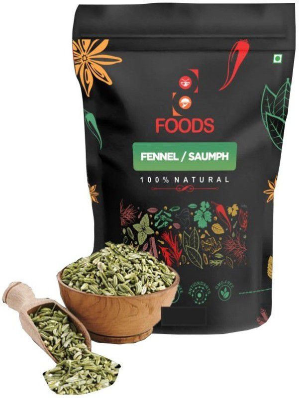 The8Foods 100% Natural Fennel/Saumph 500gm  (500 g)