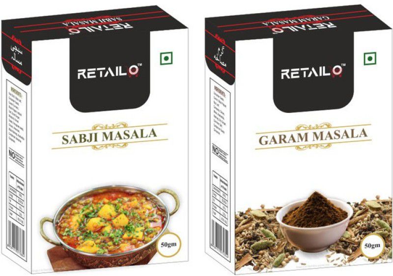 retailo sabji masala_garam masala  (2 x 50 g)