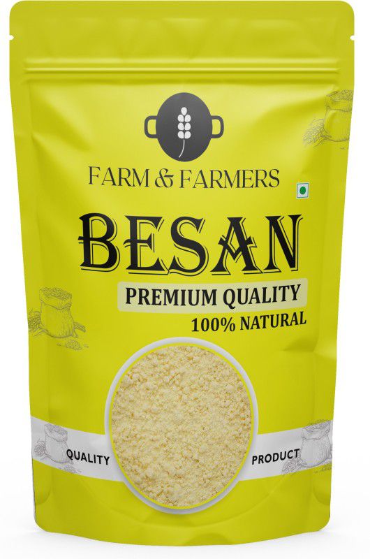 Farm & Farmers Premium Quality Besan Flour Pure and Natural Healthy Besan 200 grams  (200 g)