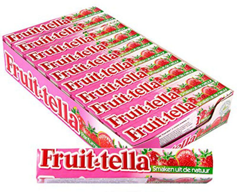 Fruit-tella Strawberry Stick Pack Strawberry Chewing Gum  (720 g)