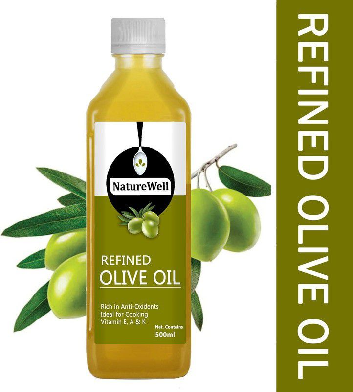 Naturewell Refined Olive Oil Plastic Bottle Olive Oil Plastic Bottle  (500 ml)