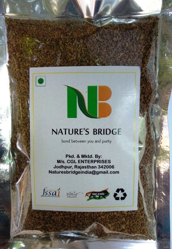 Nature's Bridge Ajwain/ Carom Seeds/ Organic Ajwain Seeds - (200gm)  (200 g)