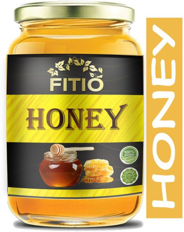 FITIO Nutrition Raw Honey Unprocessed Unpasteurized Pure natural organic honey for weight loss (HG18)  (1000 g)