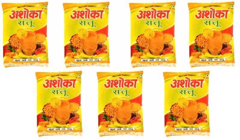 ASHOKA Refined Fibrous Sattu, 500 Grams Pack of 7 (500 Grams each)  (3500 g, Pack of 7)