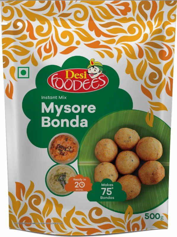 Desi Foodees Instant Mix Mysore Bonda, 500g - Pack of 2 500 g  (Pack of 2)