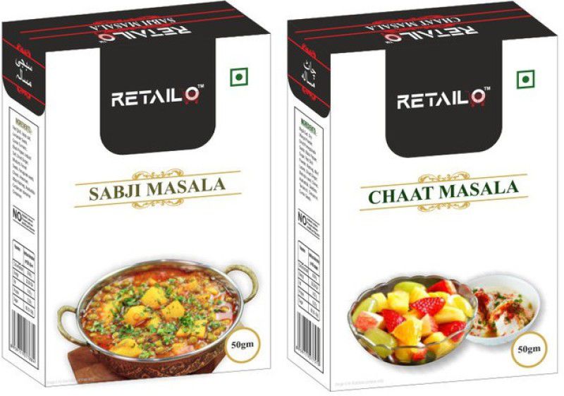 retailo sabji masala_chaat masala  (2 x 50 g)