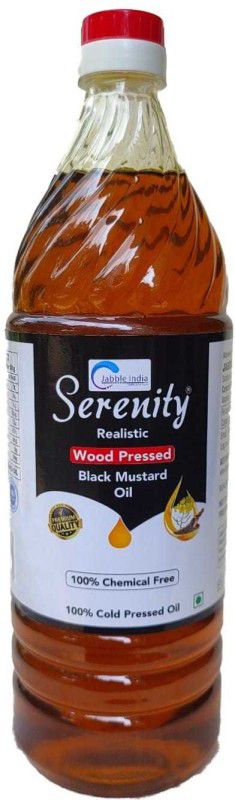 Serenity Cold Pressed Musterd oil Mustard Oil PET Bottle  (1 L)