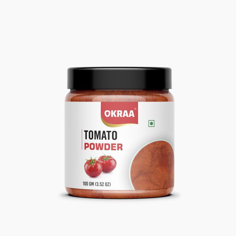 OKRAA Tomato Powder / Dry Organic Tomato Powder ( Spray Dried Tomato Powder ) - 100 GM  (100 g)