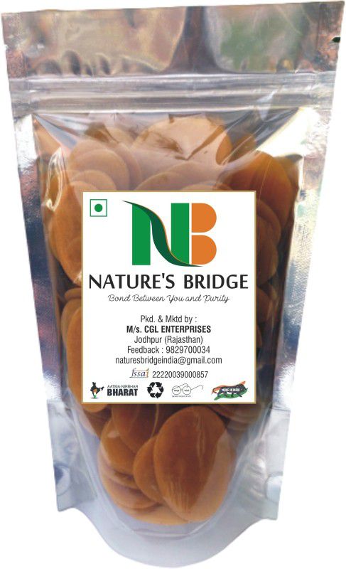 Nature's Bridge Ready-to-Fry Dry Pani Puri Papad / Puchka / Gol Gappa / Pani Puri Ready To Fry at Home / Fryums - (400 gm) 400 g