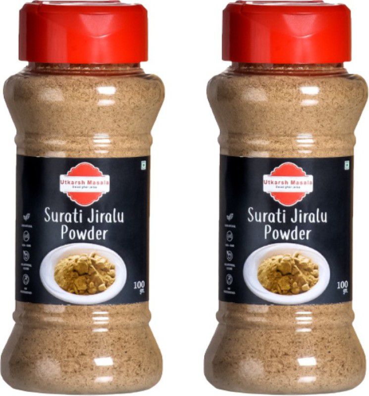 Utkarsh Surti Jeeralu Powder | Jiralu | Jiravan Powder 200g  (2 x 100 g)