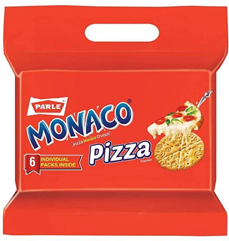 PARLE MONACCO PIZZA 300 GM - 3 COMBO Sweet & Salty  (900 g, Pack of 3)