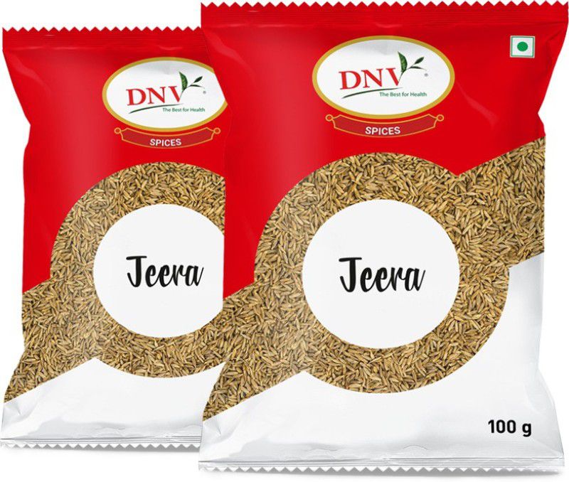 DNV Whole Jeera Cumin Seeds 100gm, Pack of 2  (2 x 100 g)