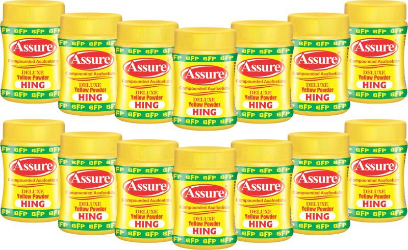 ASSURE DELUXE HING YELLOW POWDER- 100GM (PACK OF 14)  (14 x 100 g)